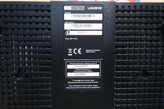 Linksys AC1900 MU-MIMO GIGABIT router 