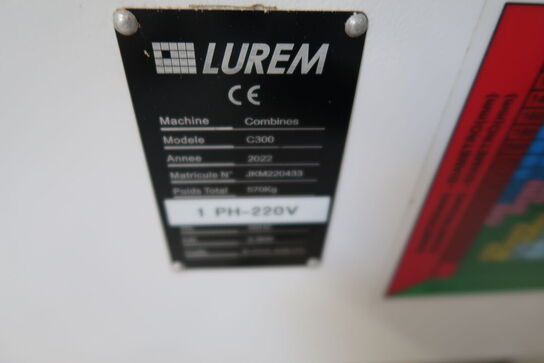 Kombineret afretter/tykkelseshøvl Lurem 300 C