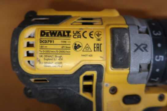 Akku Boremaskine, DeWalt DCF791