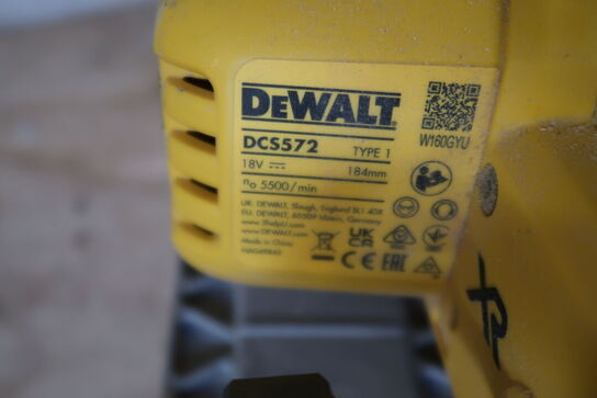 Akku rundsav, DeWalt DCS572