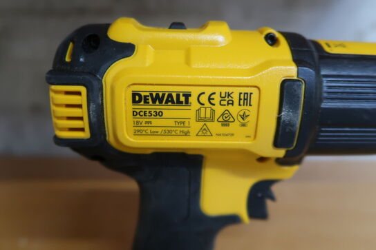 Akku Varmepistol, DeWalt DCE530