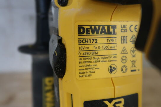 Akku borehammer, DeWalt DCH172