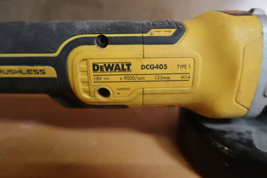 Akku Vinkelsliber, DeWalt DCG405