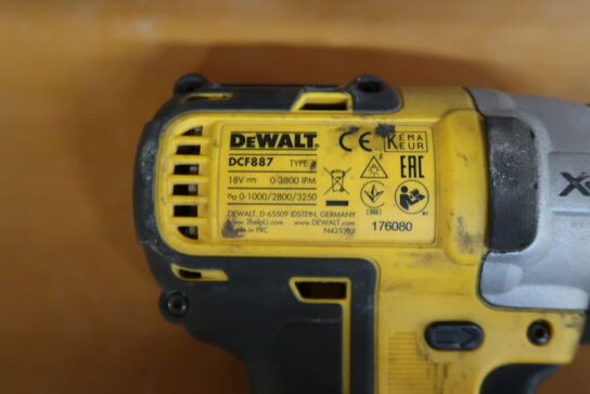 Akku skruemaskine, DeWalt DCF887