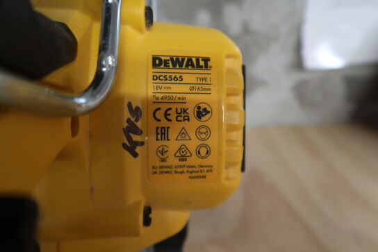 Akku rundsav, DeWalt DCS565
