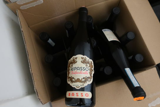 14 flasker rødvin RIPASSO Valpolicella Basso