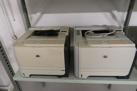 8 stk. printer HP og kassesystem CASIO TE-4000F