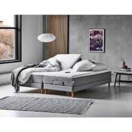 Huma Nordic Elevationsseng 160x200 cm med split topmadras