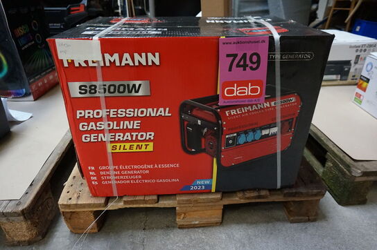 Freimann FM-S8500W luftkølet professionel benzingenerator*