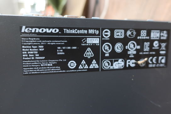 Stationær computer LENOVO ThinkCentre M91p