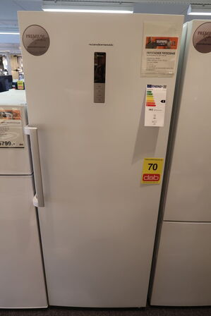 Scandomestic SFS 381 W - Fritstående fryseskab