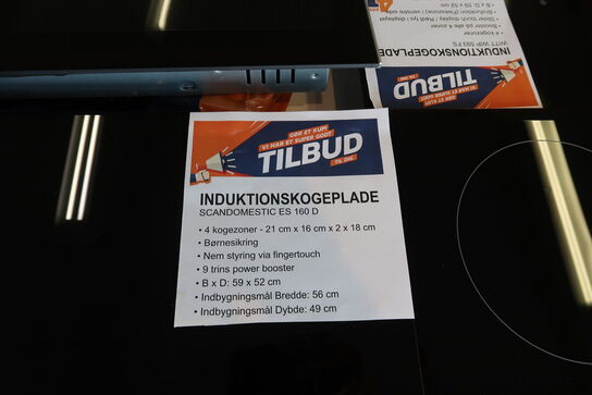 Scandomestic ES160D Induktionskogeplade