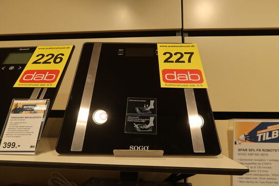 Sogo Elektronisk Personvægt Max 150 kg