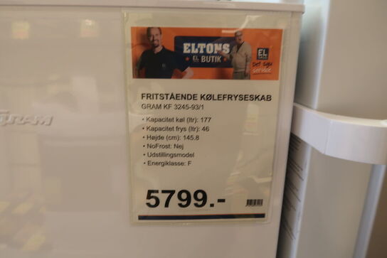 Gram Kølefryseskab KF3245-93/1 