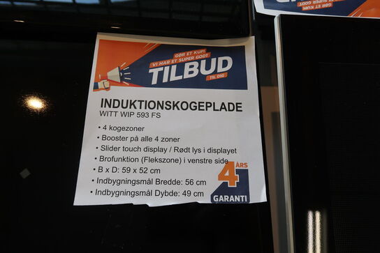 WITT WIP 593 FS - Induktionskogeplade