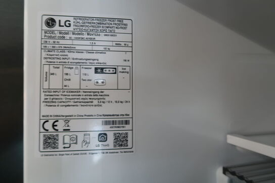 LG GBG5160CEV - Fritstående køle-/fryseskab