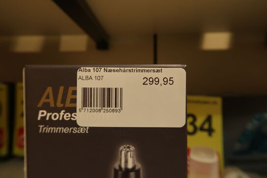 2 stk. ALBA næse- og øjenbrynstrimmer