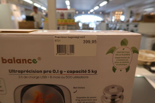 Little Balance bagevægt sort