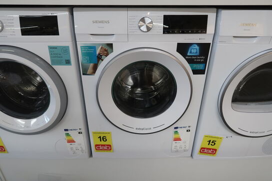 Siemens WG54G2F1DN hvid frontbetjent vaskemaskine