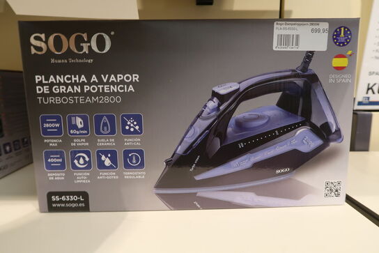 Ferro Sogo Vapor PLA-SS-6330-L Dampstrygejern