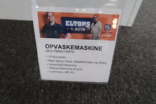 AEG FBB83706PW - Opvaskemaskine