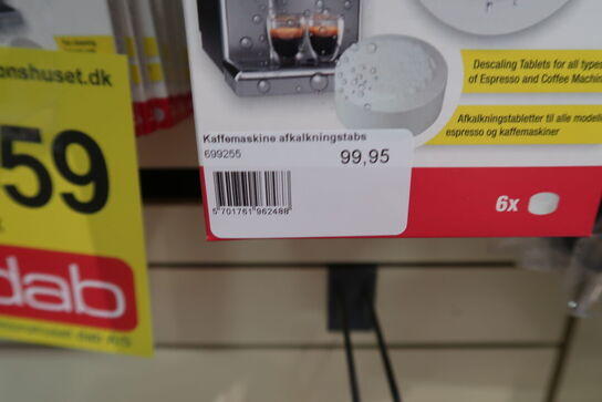 10 pk. Rensepiller til kaffemaskine