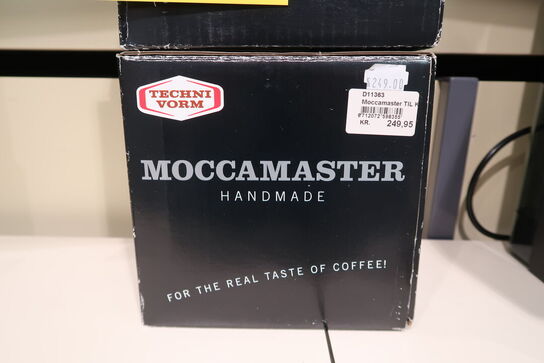 2 stk. Moccamaster glaskande klar glas 1,25 liter