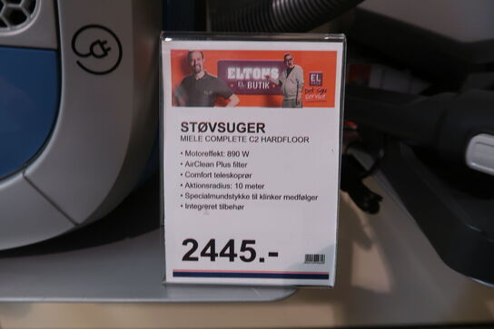 Miele Complete C2 Hardfloor støvsuger - Techblå