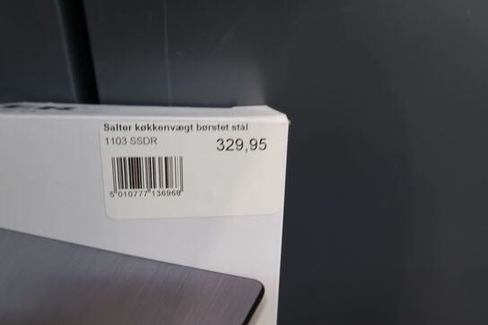 Salter køkkenvægt stål