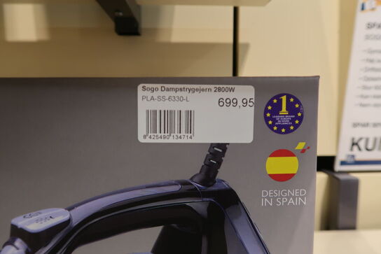 Ferro Sogo Vapor PLA-SS-6330-L Dampstrygejern