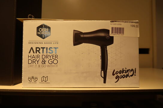 OBH Nordica Dry&Go 5125 - Rejseføntørrerr
