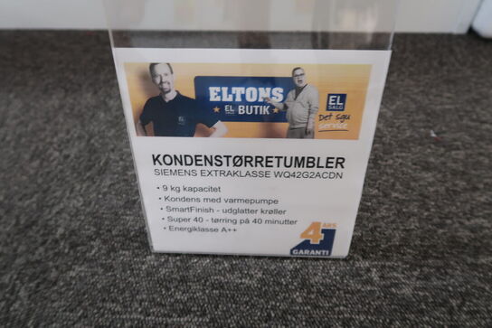 Siemens WQ42G2ACDN Kondenstørretumbler