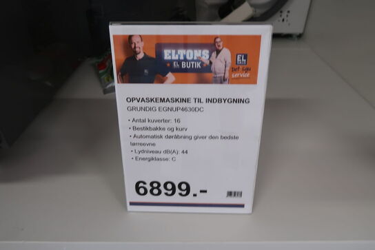 Grundig EGNUP4630DC Opvaskemaskine til indbygning