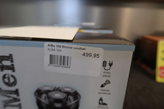 ALBA 104 Shaver Vandtæt
