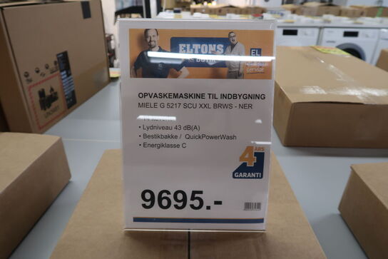 Miele G 5217 SCU XXL BRWS - NER Opvaskemaskine
