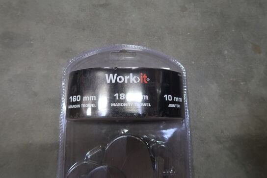 2 pk. Work>it Murerværktøjssæt - 3 dele