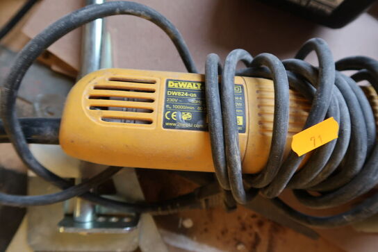 Akku gipsskruemaskine MAKITA DFR550 med batteri samt vinkelsliber DEWALT