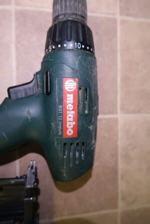 3 stk. akku håndværktøj MAKITA, BOSCH, METABO