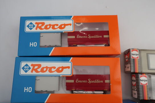 Div. Modelcontainere ROCO 40060, HERPA 7537, 7538 m.fl.