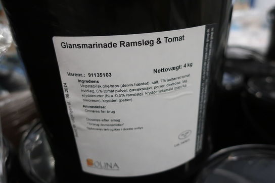 150 kg. Glansmarinade ramsløg/tomat (bedst før 08-24)