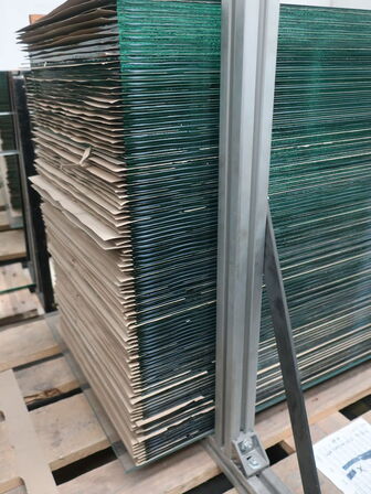 Batch 250 pcs. 6 mm (glued) double mirror 398x781 mm without bracket