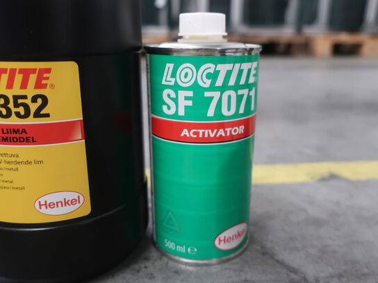 UV glue. set. 1 pc. LOCTITE AA 352 glue (1L) 1 pc. SF 7071 activator (0.5L)