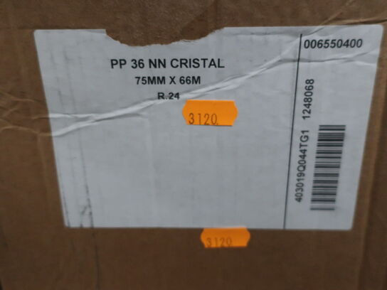 24 rl. tape 75x66mm PP 36 NN CRISTAL