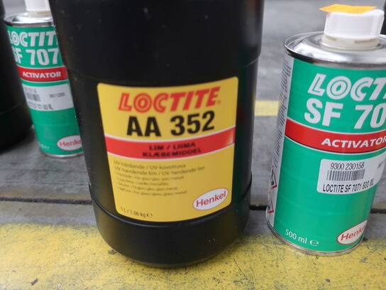 UV glue. set. 1 pc. LOCTITE AA 352 glue (1L) 1 pc. SF 7071 activator (0.5L)