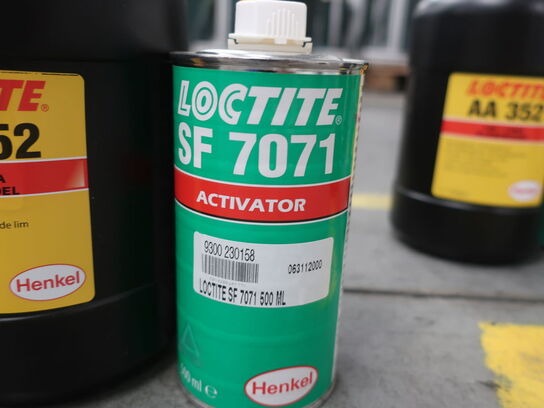 UV glue. set. 1 pc. LOCTITE AA 352 glue (1L) 1 pc. SF 7071 activator (0.5L)