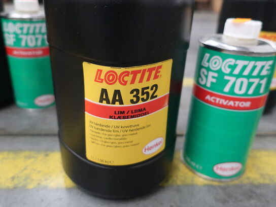 UV glue. set. 1 pc. LOCTITE AA 352 glue (1L) 1 pc. SF 7071 activator (0.5L)