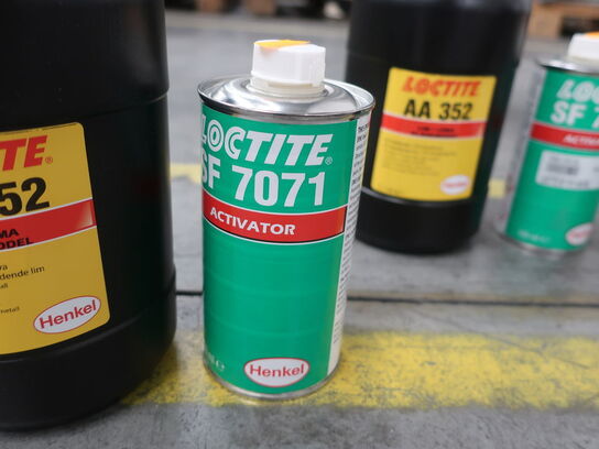 UV glue. set. 1 pc. LOCTITE AA 352 glue (1L) 1 pc. SF 7071 activator (0.5L)