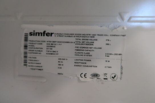 Display fridge SIMFER