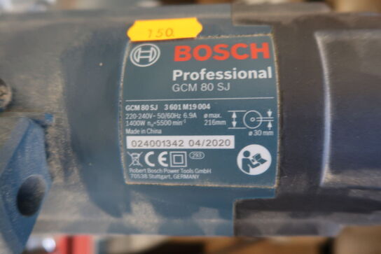 Miter saw with extension BOSCH GCM 80 SJ