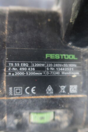 Plunge saw FESTOOL TS 55 EBQ